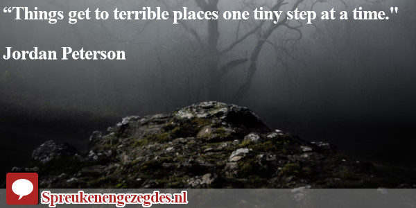 Things get to terrible places one tiny step at a time.